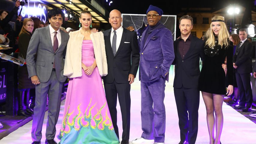 Der Cast von "Glass" bei der Film-Premiere in London
