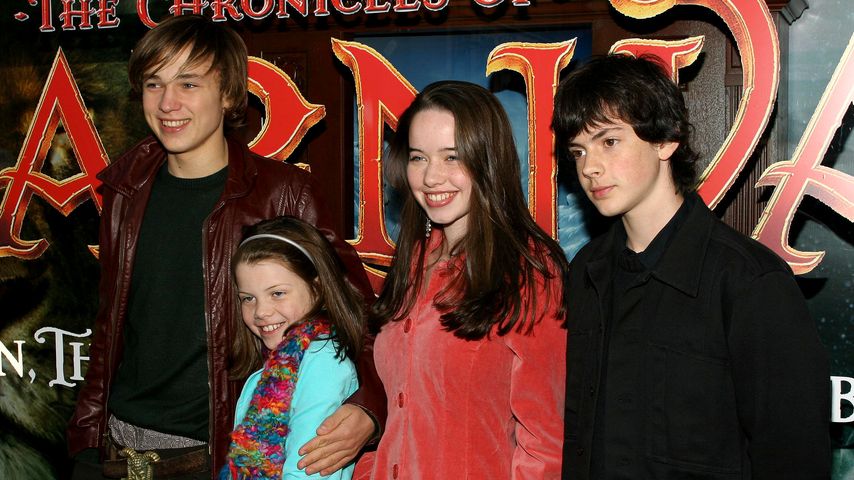 William Moseley, Georgie Henley, Anna Popplewell und Skandar Keynes, New York 2005