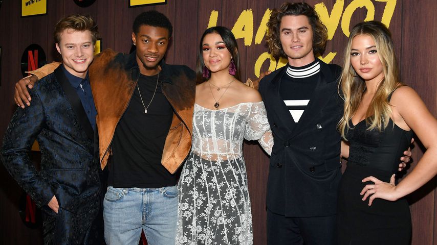 Der Cast von "Outer Banks" bei einem Event in West Hollywood im Februar 2020