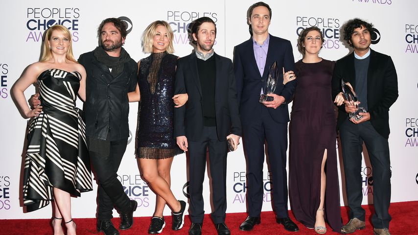 Der Cast von "The Big Bang Theory" bei den People's Choice Awards in Los Angeles im Januar 2016