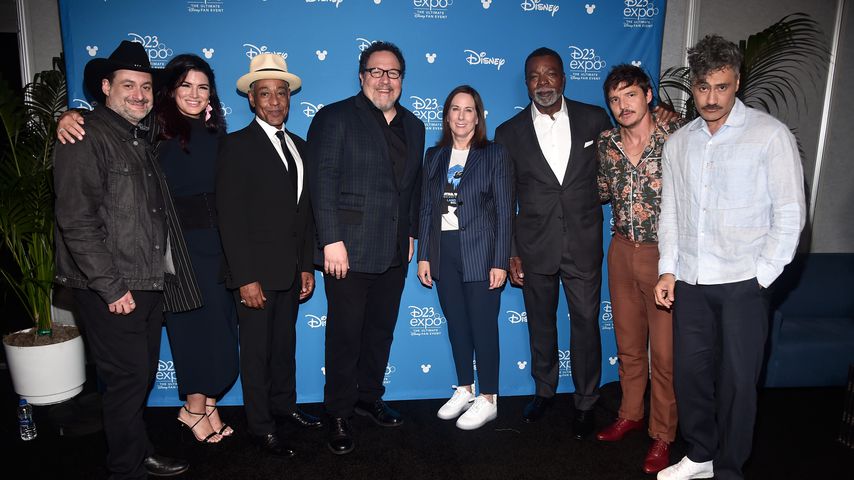 Der Cast von "The Mandalorian" bei der Disney+ Showcase Presentation, 2019