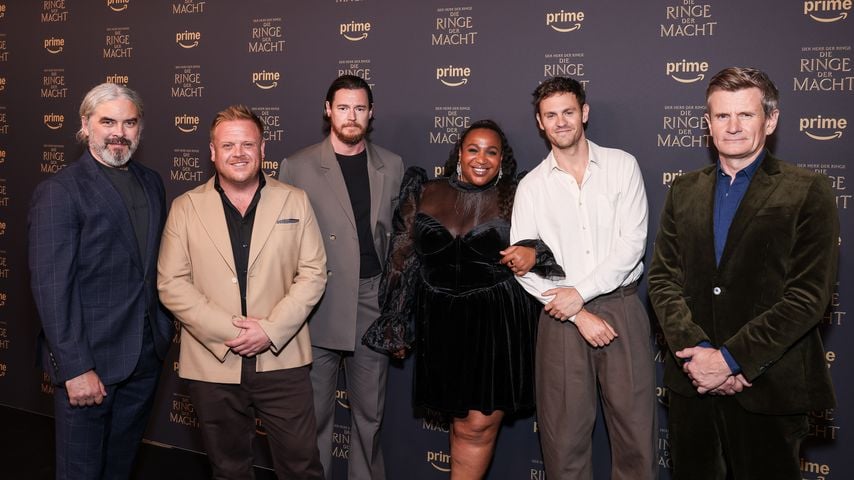 "Der Herr Der Ringe: Die Ringe Der Macht"-Darsteller bei der Staffelpremiere in Berlin, August 2024