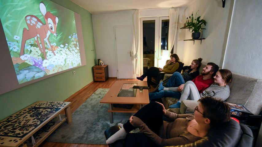 Der Disney-Film "Bambi" wurde während der Pandemie von einer WG in Dortmund am 27.03.2022 angeschaut