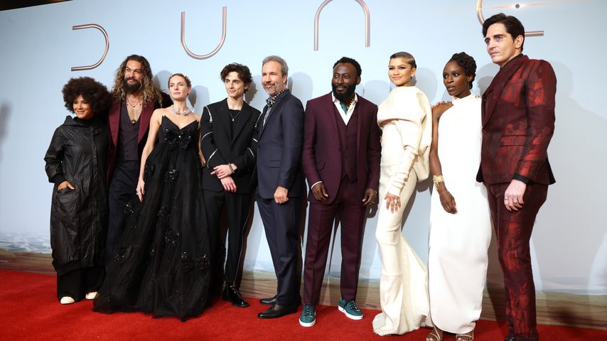 Der "Dune"-Cast im Oktober 2021 in London