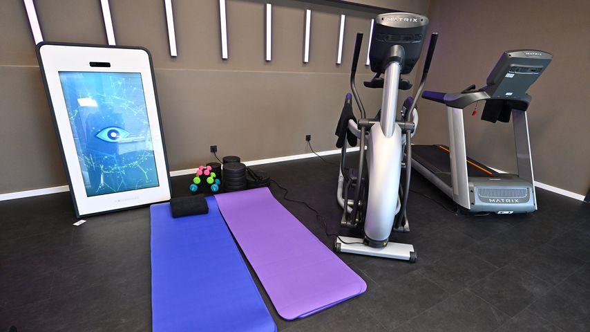 Der Fitness-Bereich im "Big Brother"-Haus 2020