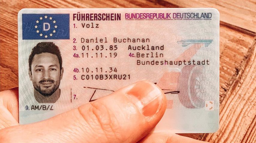 Daniel Völz' Führerschein