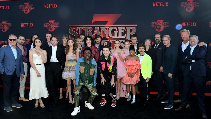 Der Cast von "Stranger Things" auf der Premiere der dritten Staffel