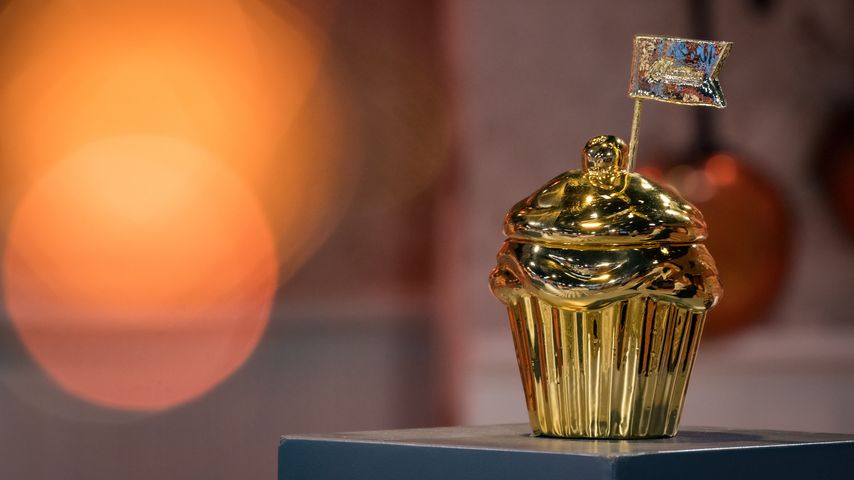 Der Goldene Cupcake von "Das große Promibacken", Staffel 7 - 2023.