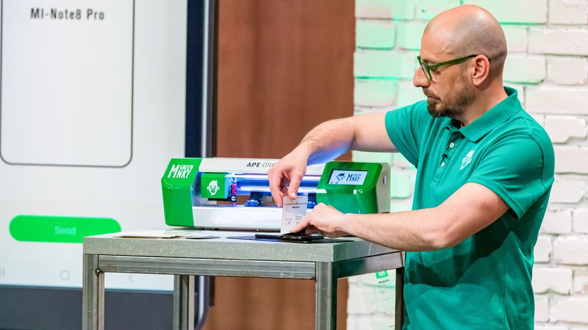 Der Green-MNKY-Gründer Ziya Orhan bei "Die Höhle der Löwen"