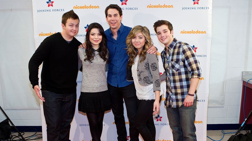Noah Munck, Miranda Cosgrove, Jerry Trainor, Jeanette McCurdy und Nathan Kress, Cast von "iCarly"