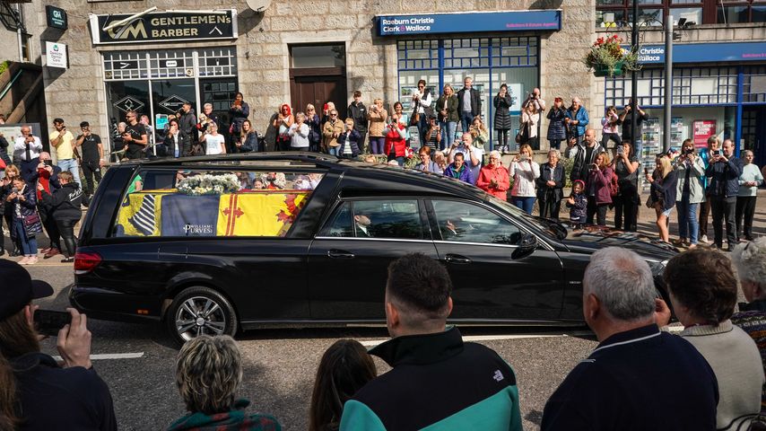 Der Konvoy von Queen Elizabeth II. im September 2022