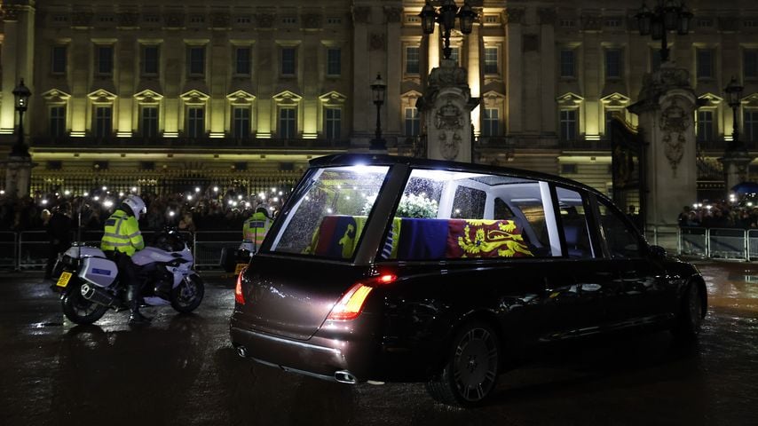 Der Leichenwagen der Queen