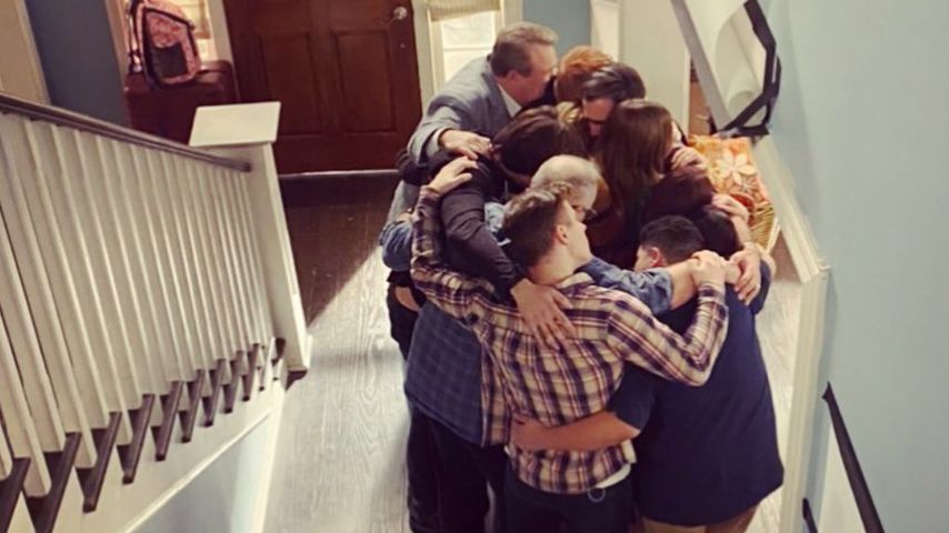Der "Modern Family"-Cast am Set