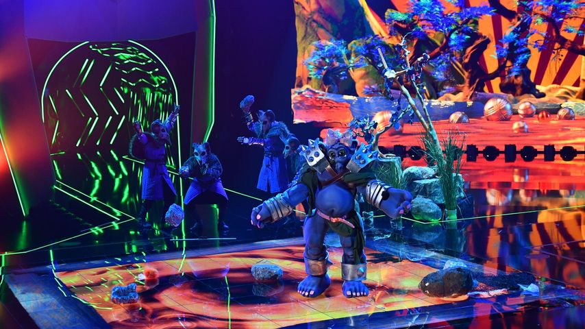 Der Ork bei "The Masked Singer" während seinem Auftritt
