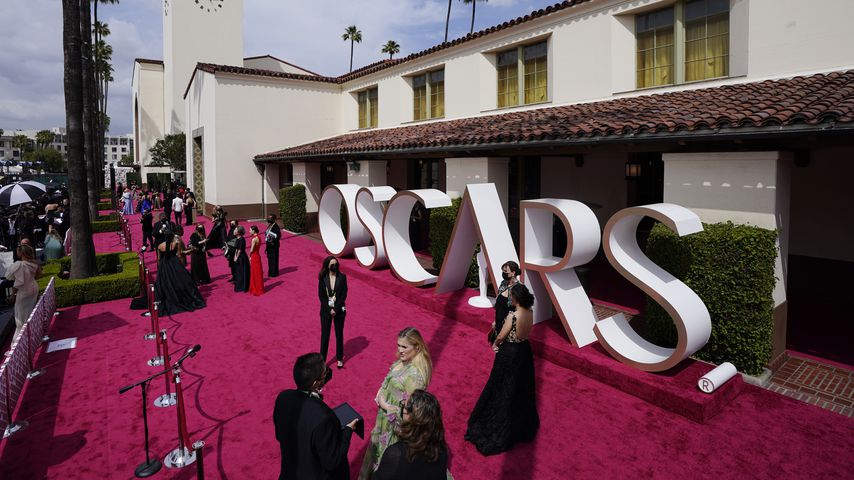 Der Oscard-Red-Carpet vor der Union Station in Los Angeles