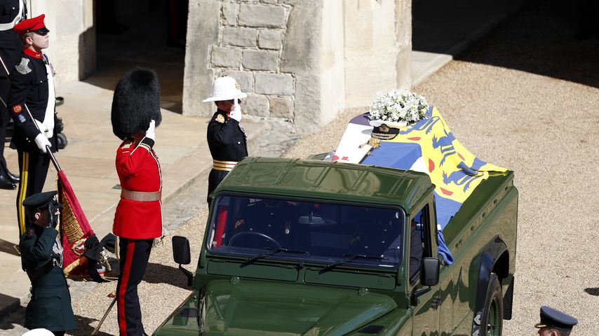 Der Sarg von Prinz Philip in Windsor Castle