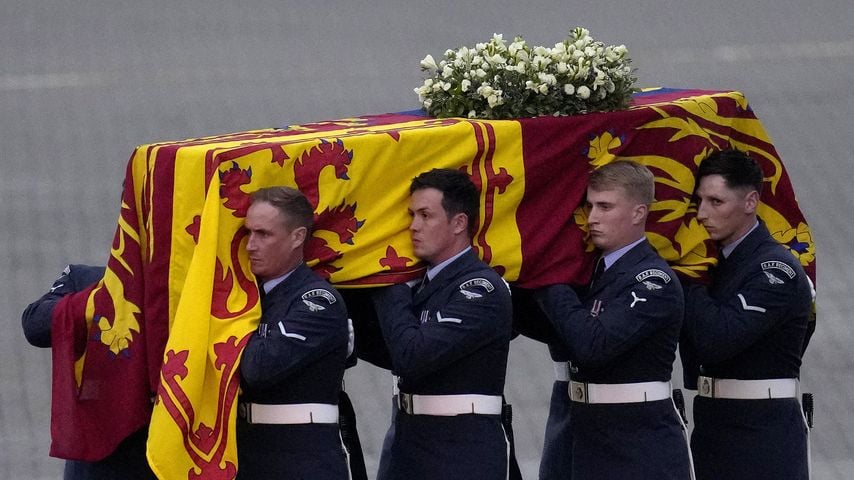 Der Sarg von Queen Elizabeth II.