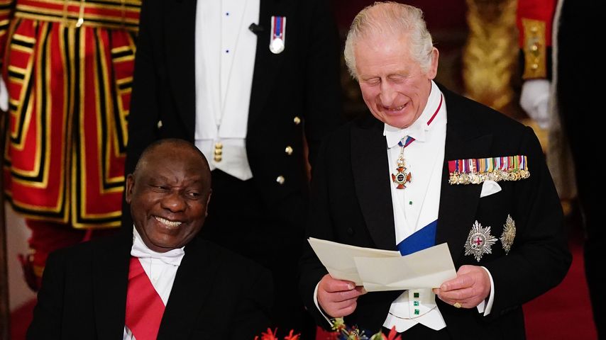 Der südafrikanische Präsident Cyril Ramaphosa und König Charles III. im November 2022 in London