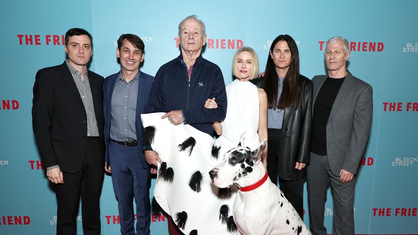 Der "The Friend"-Cast posiert bei der New-York-Premiere im März 2025
