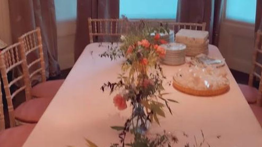 Der Tisch auf Sienna Millers Babyparty
