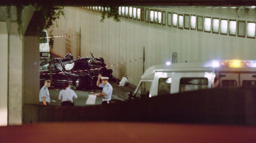 Der Unfallwagen von Prinzessin Diana und Dodi Al-Fayed