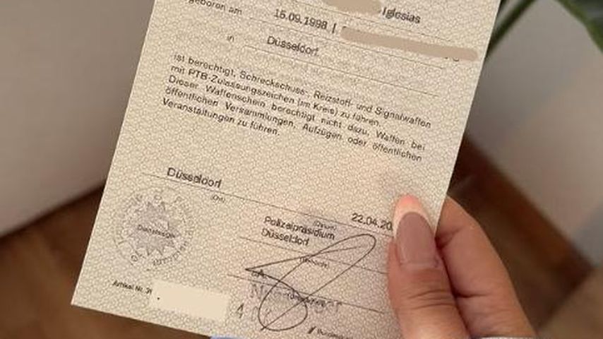 Der Waffenschein von Jennifer Iglesias, Juni 2025