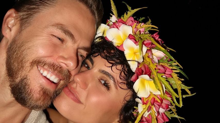 Bei Stadtbummel: Derek Houghs Frau zeigt ihren Babybauch