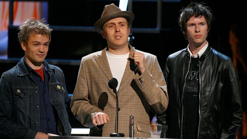 Deryck Whibley, Steve Jocz und Jason McCaslin von der Band Sum 41