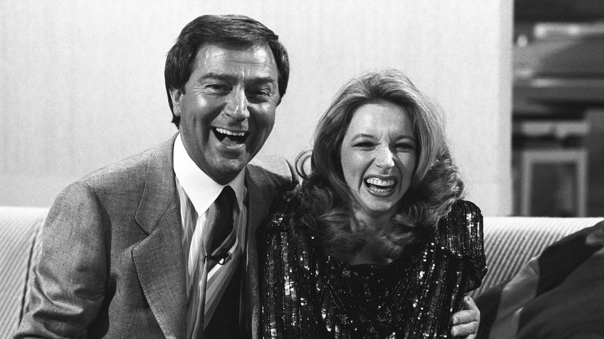 Des O'Connor mit Lena Zavaroni in London, 1984
