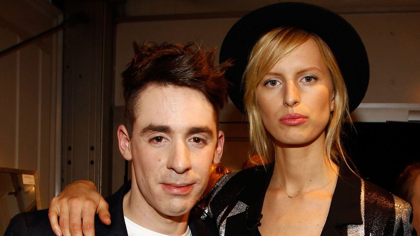Designer Kilian Kerner und Model Karolina Kurkova bei der Fashion Week Berlin 2012