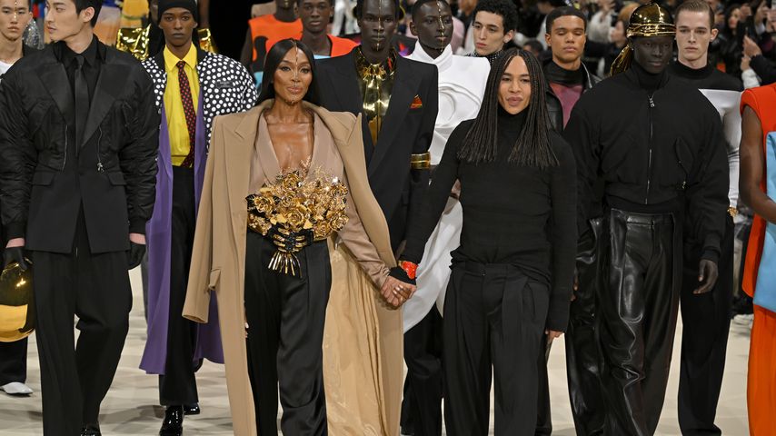 Designer Olivier Rousteing, Naomi Campbell und Models, 2024