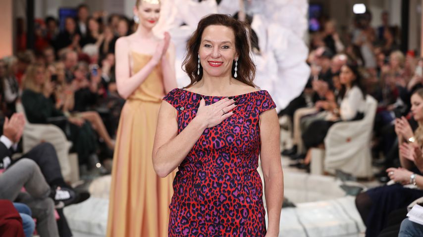 Designerin Anja Gockel bei der Berlin Fashion Week 2019