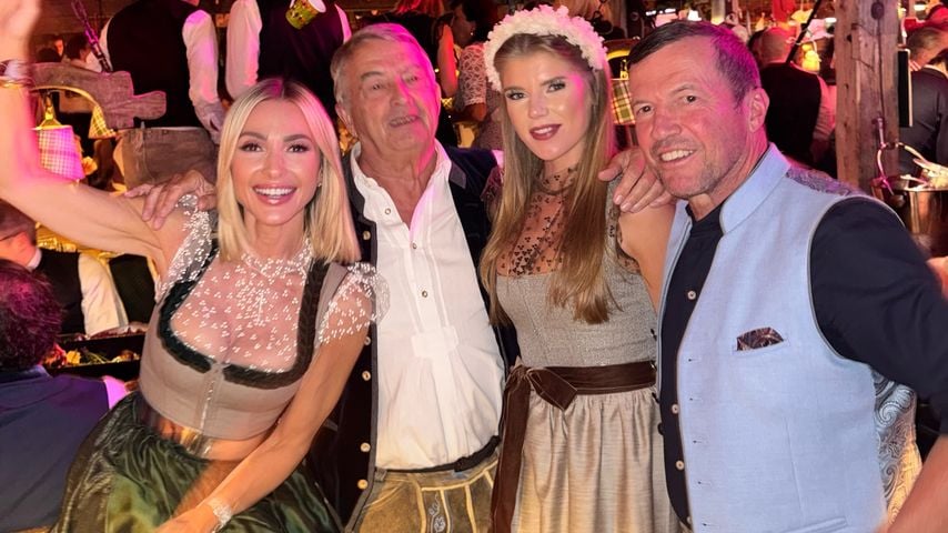 Verliebt auf den Wiesn: Lothar Matthäus feiert mit Theresa