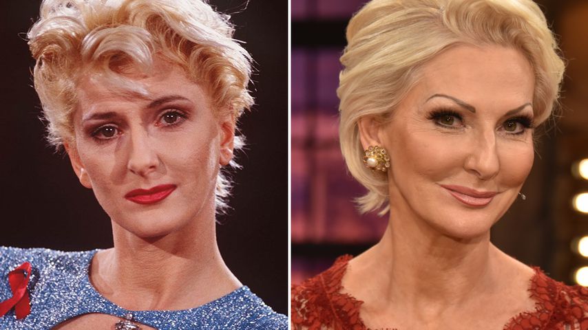 Collage: Désirée Nick 1994 und Désirée Nick 2018