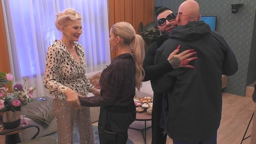 Désirée Nick, Laura Maria Lettgen, Harald Glööckler und Michael Naseband bei "Promi Big Brother"