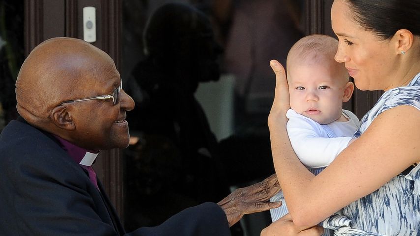 Desmond Tutu, Herzogin Meghan und ihr Sohn Archie Harrison