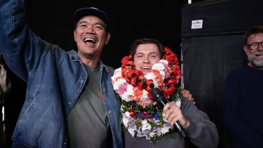Destin Daniel Cretton und Tom Holland zum Abschluss der Dreharbeiten zu "Spider-Man: Brand New Day"