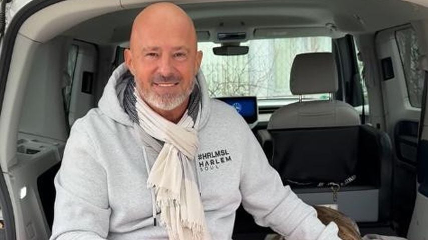 Detlev Steves und sein Hund Kai-Uwe, TV-Star