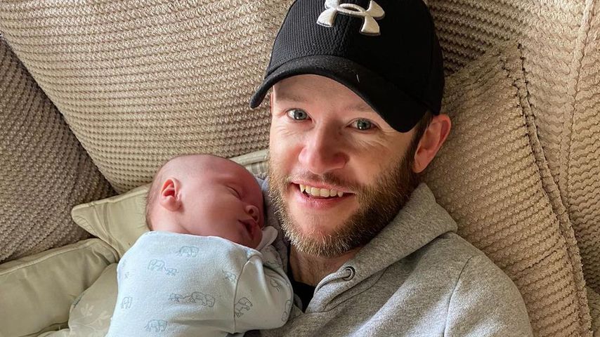 Devon Murray mit seinem Sohn