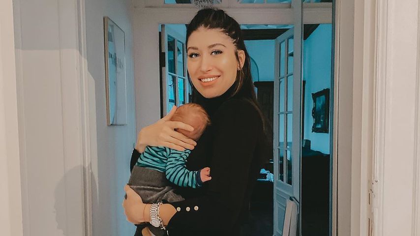 Diana June und ihr Sohn