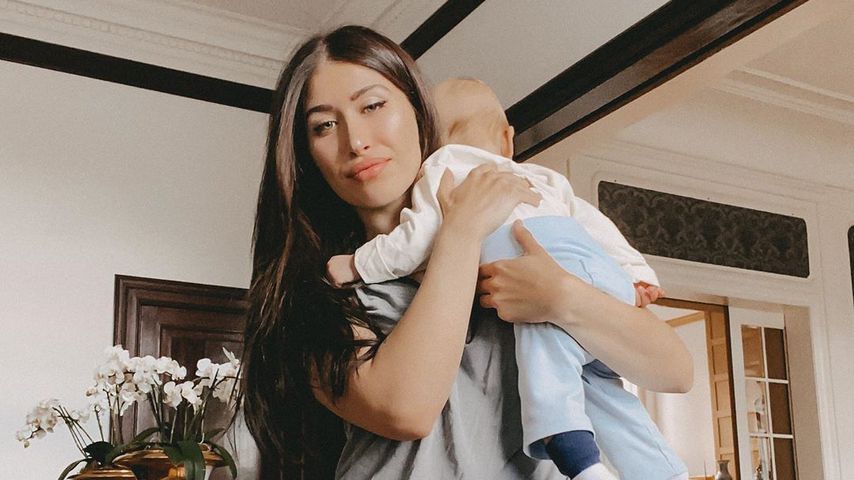 Diana June und ihr Sohn Adrian