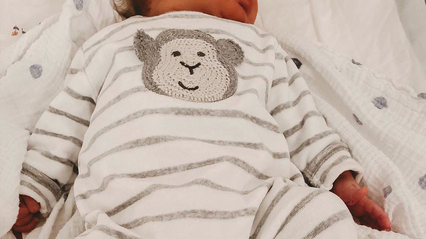 Diana Junes Sohn Adrian mit drei Wochen