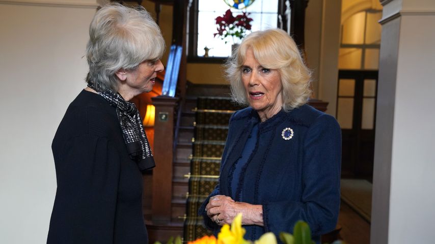 Diana Parkes und Königin Camilla im März 2024