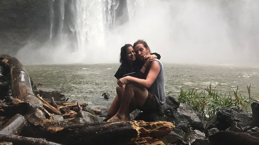 Diana Pinto mit Benjamin Keough