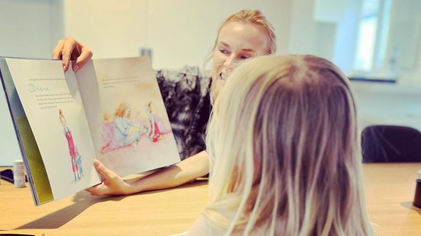 Diane Kruger mit ihrer Tochter Nova