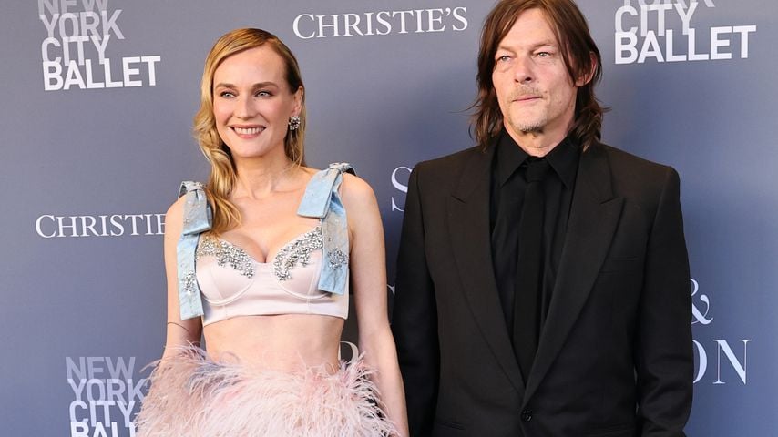 Seltener Moment: Diane Kruger turtelt mit ihrem Norman