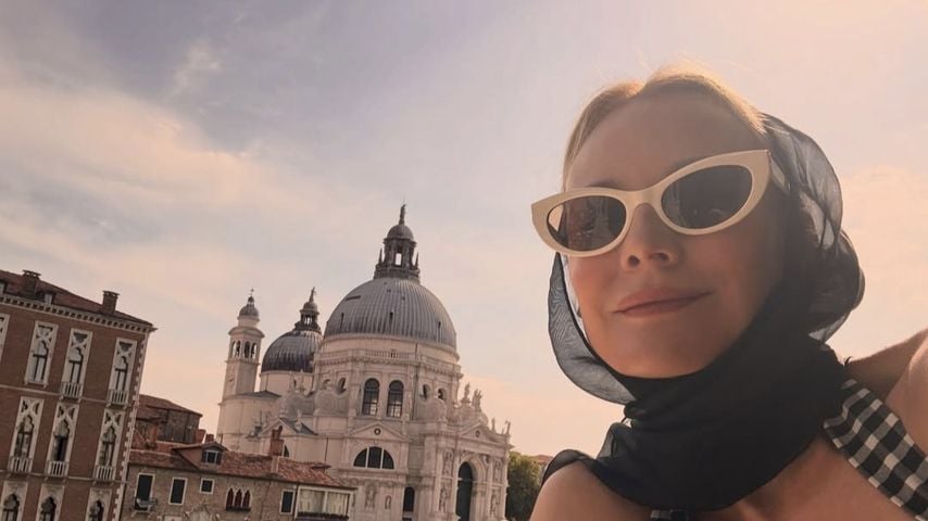 Diane Kruger zeigt sich ihren Fans bei Instagram in Italien