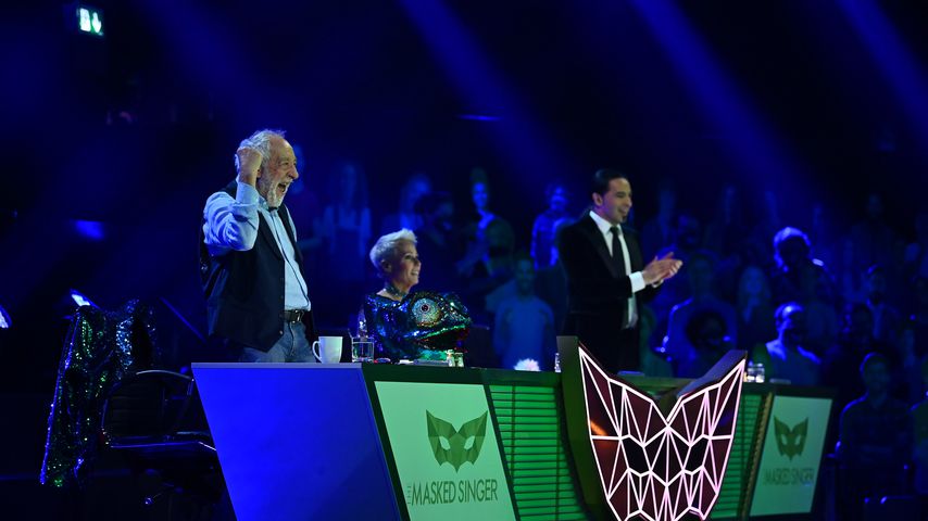 Didi Hallervorden, Sonja Zietlow und Bülent Ceylan bei "The Masked Singer"