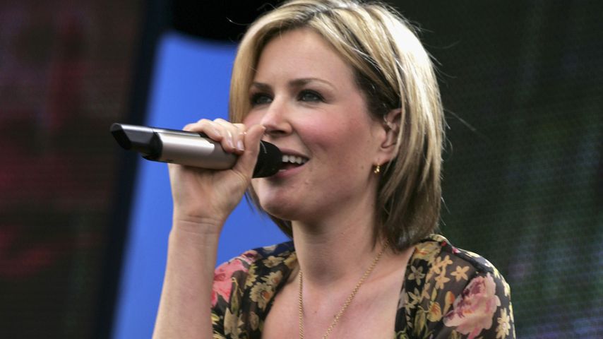 Sängerin Dido auf der Bühne bei "Live 8 London", 2005