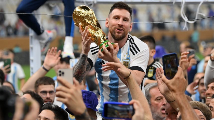 Die Argentinier rund um Lionel Messi feiern ihren WM-Sieg